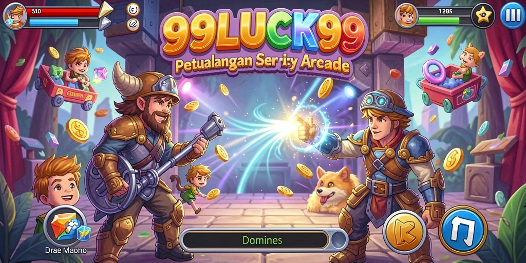 Tampilan gameplay menarik dari 99LUCK99 yang penuh warna.