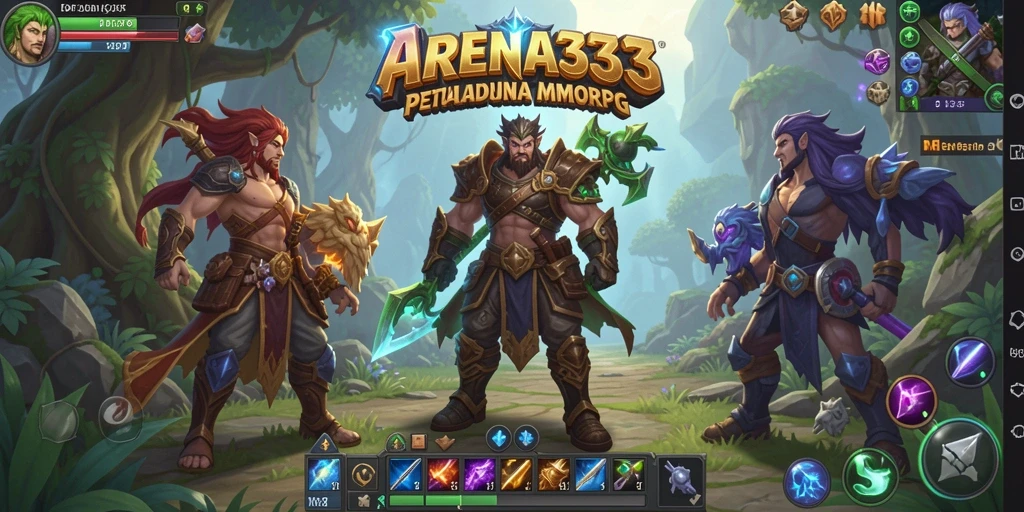 Gameplay seru di dunia MMORPG ARENA333 yang penuh petualangan.