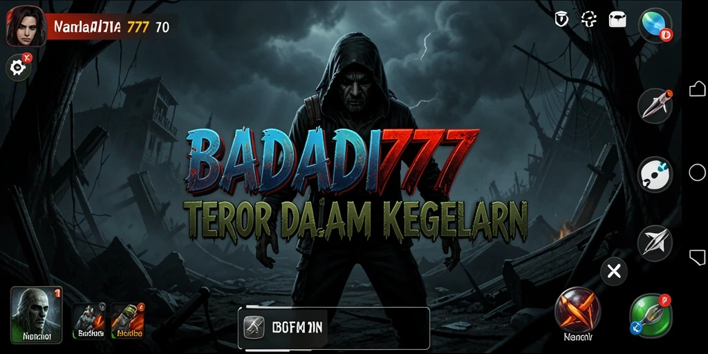 Gameplay BADAI777 yang menegangkan dengan suasana mencekam.
