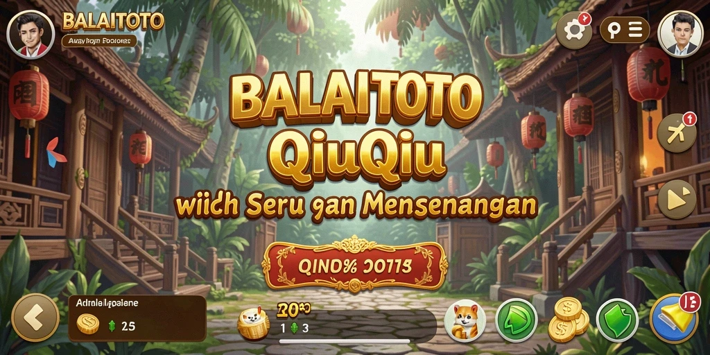 Tampilan gameplay seru QiuQiu di BALAITOTO.