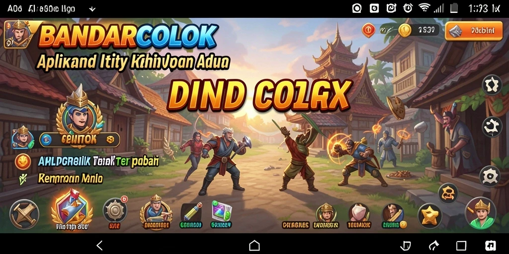 Tampilan aplikasi BANDARCOLOK dengan fitur-fitur Utility yang menarik.