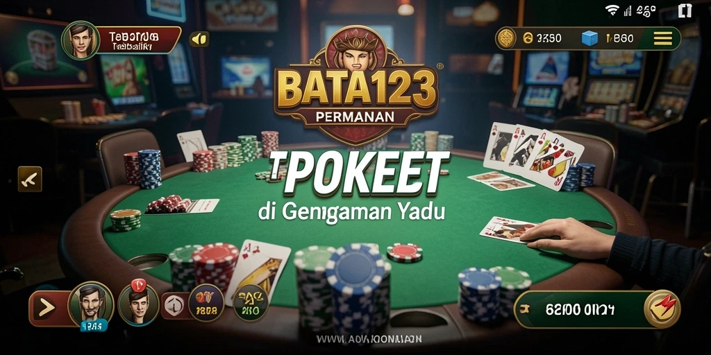 Screenshot gameplay BATA123 yang menampilkan aksi Poker yang mendebarkan.