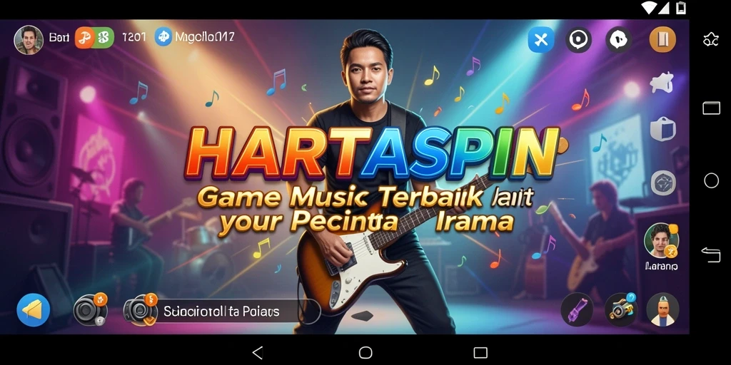 Tampilan gameplay HARTASPIN yang memukau dan interaktif.