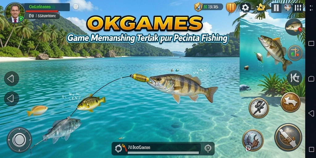 Tangkapan ikan besar dalam game OKGAMES yang menantang.
