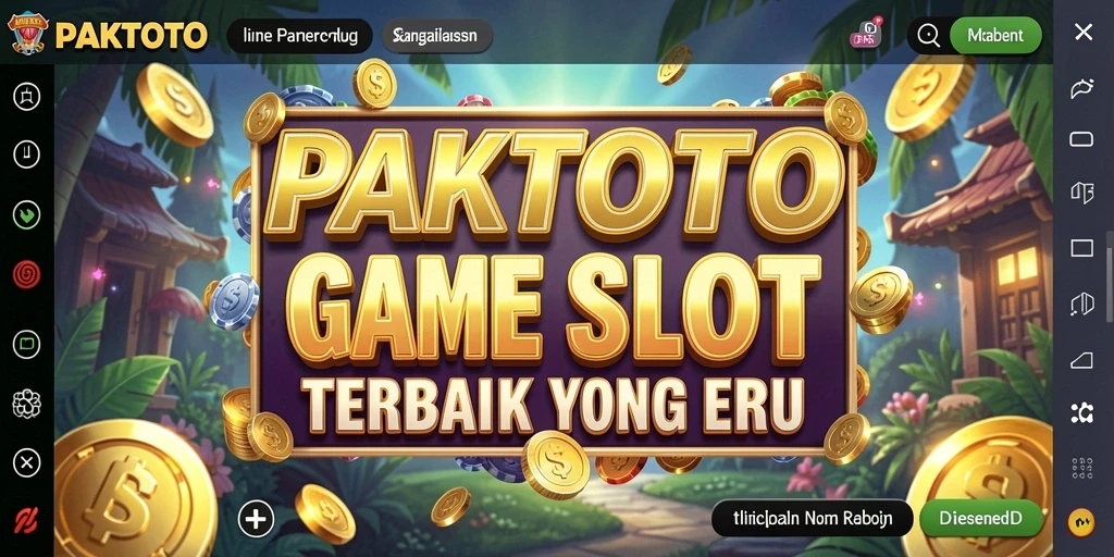 Tampilan gameplay menarik dari PAKTOTO yang menampilkan berbagai tema slot.