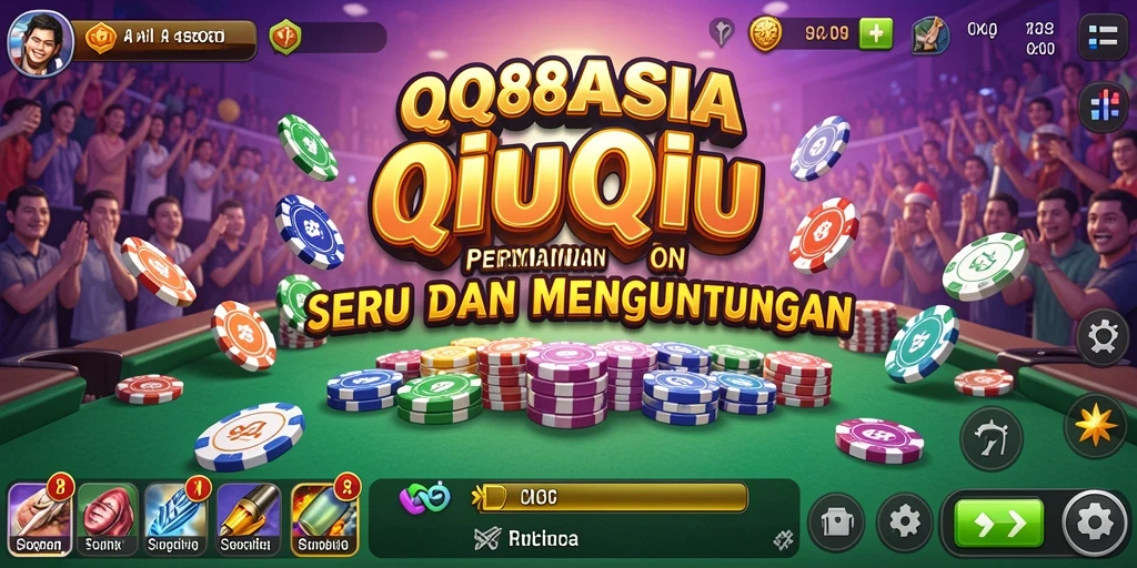 Tampilan gameplay QiuQiu yang mendebarkan di QQ88ASIA.