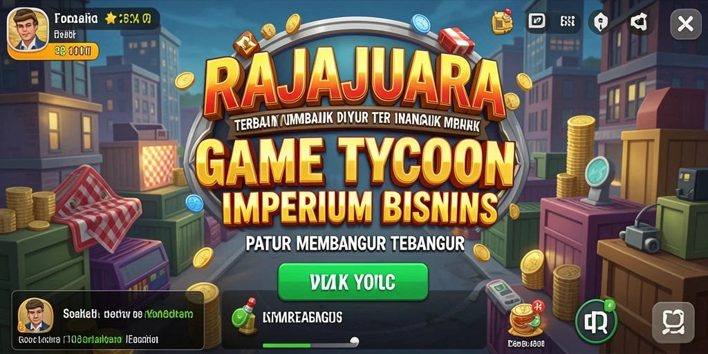 Tangkapan layar RAJAJUARA menampilkan aktivitas bisnis yang dinamis dan menarik.