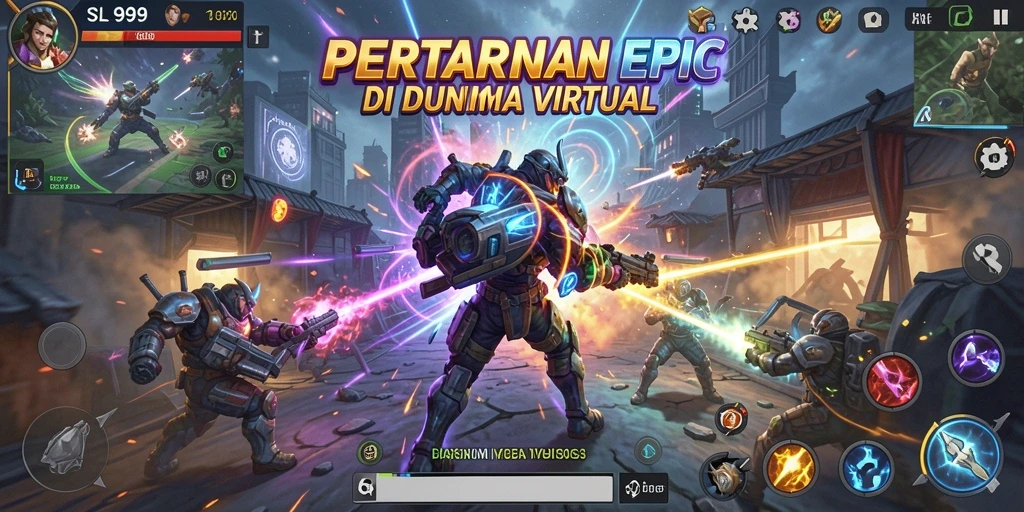 Tampilan intense dari pertarungan di SL999 menampilkan aksi mendebarkan.