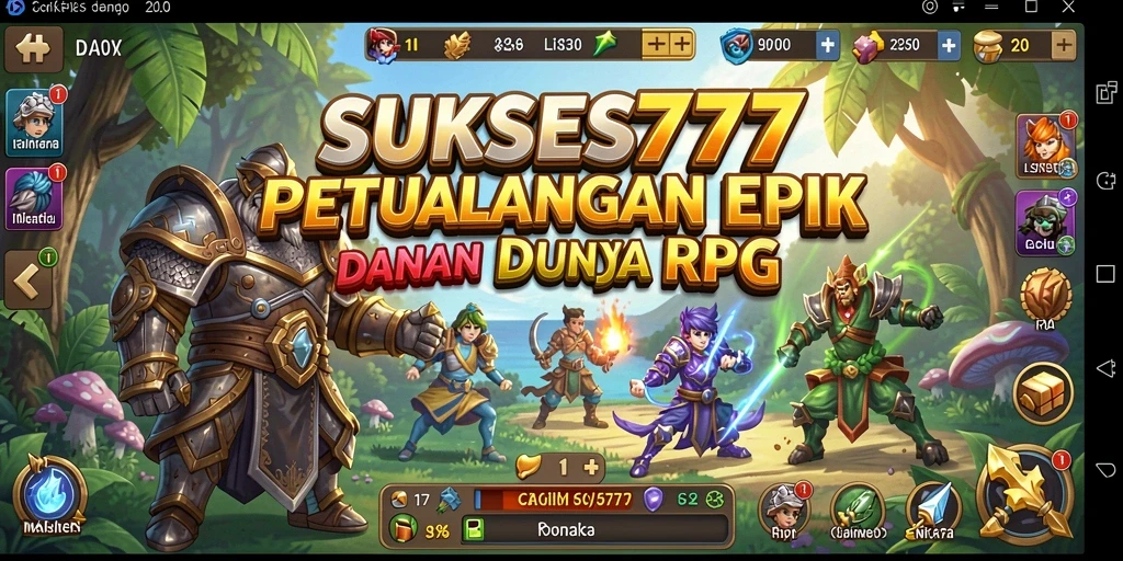 Tampilan gameplay menakjubkan dan penuh aksi di SUKSES777.