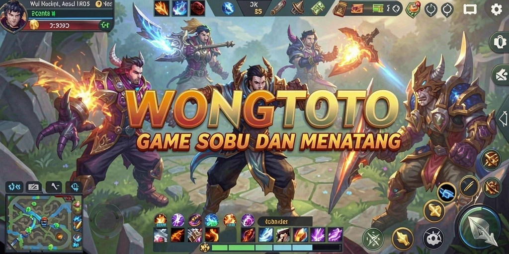 Tampilan menarik dari gameplay seru WONGTOTO.
