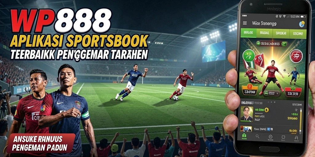 Screenshot gameplay WP888 yang menunjukkan fitur taruhan olahraga.